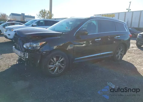 2013 Infiniti Jx35 z USA, uszkodzony, nr VIN 5N1AL0MM3DC303038